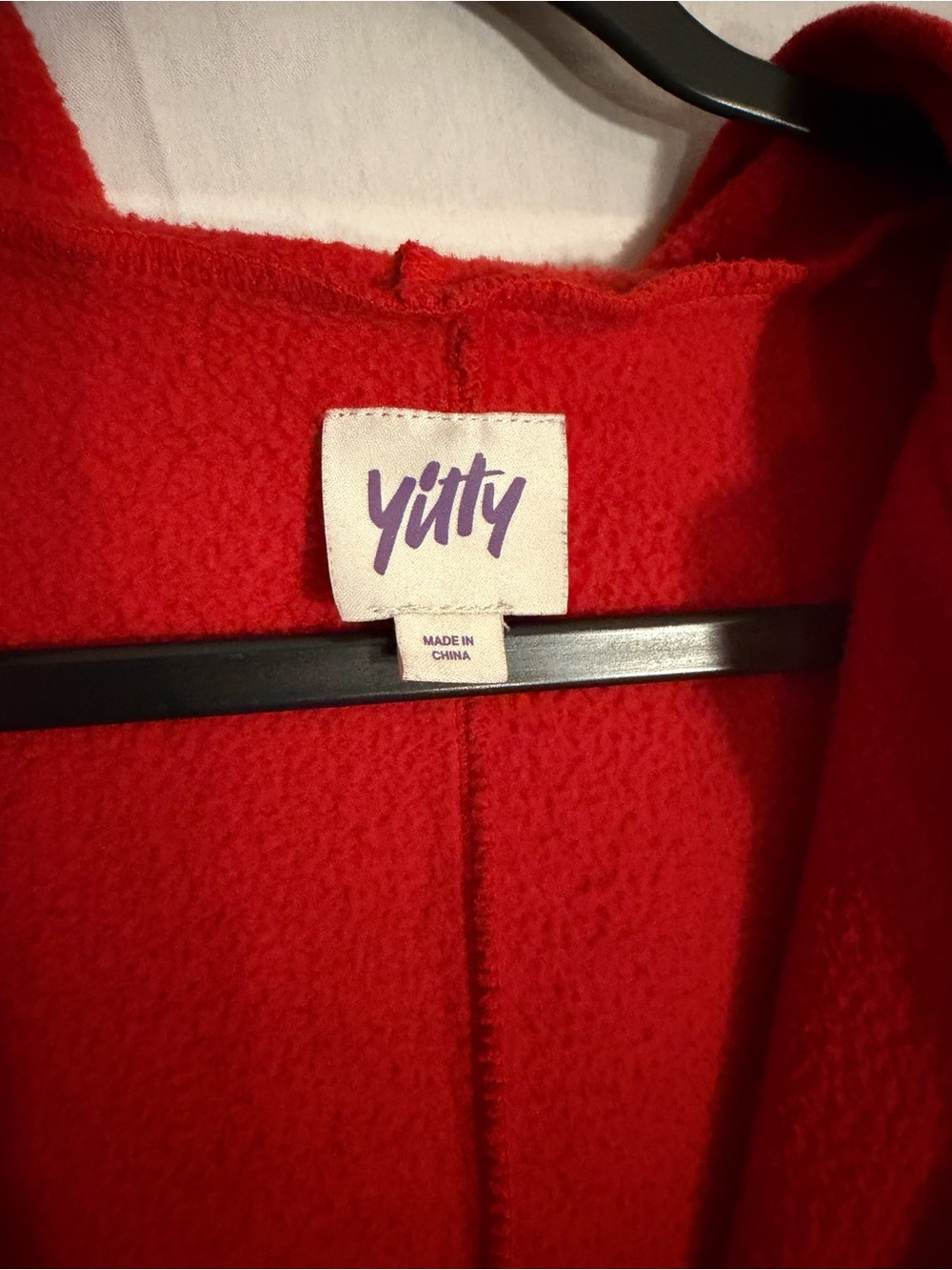 #554 YITTY Red and Orange Kids One-Piece Footie - Picture 7 of 10